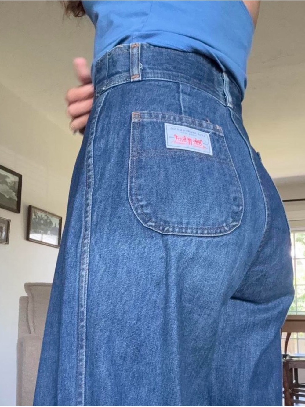 Vintage Levi’s High-Waisted Flare 1970s - Picture 3 of 3